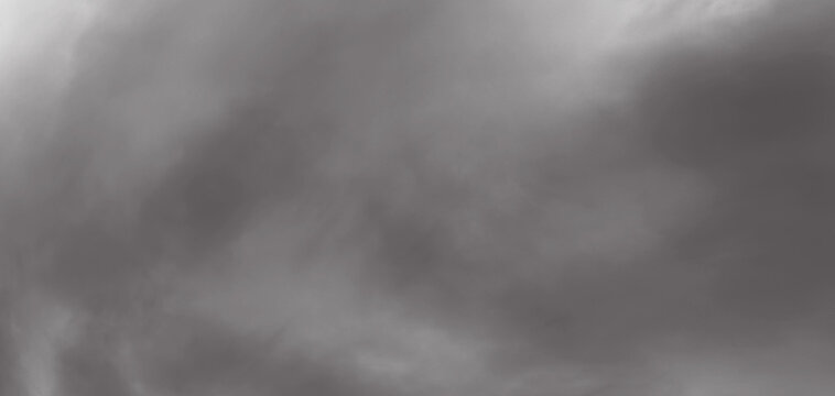 Gray cloudy sky background with white clouds for weather forecast and nature concept