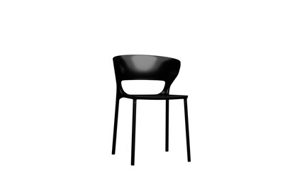 Minimalistic Black Chair in Shadow © Anh
