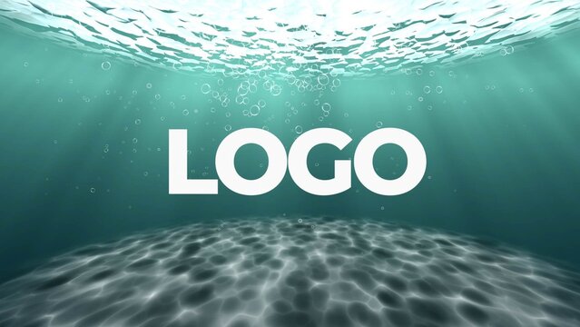 Cinematic Underwater Logo Reveal