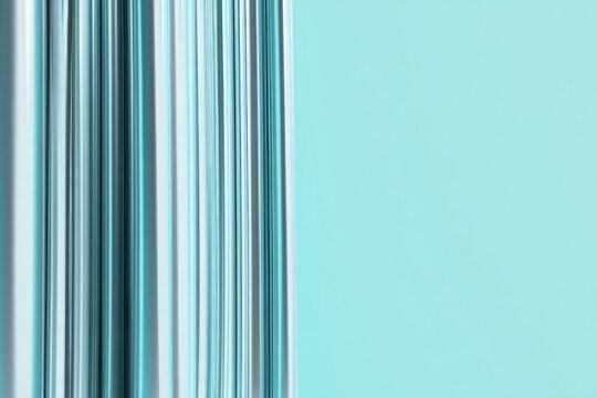 Abstract vertical stripes on light blue background