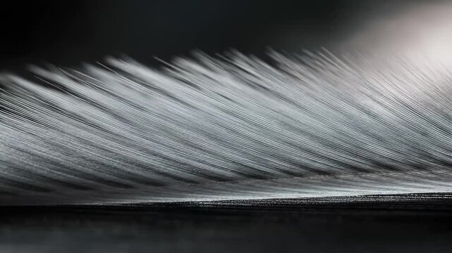 Vinyl record surface revealing intricate grooves and textures under light, creating a shiny, reflective abstract pattern and capturing the essence of analog music playback