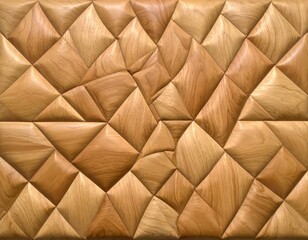 Fototapeta premium Textured wooden diamond pattern with subtle highlights and natural grain, abstract background