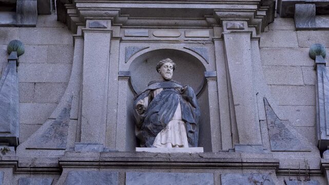 Fachada de la iglesia de San Rom&aacute;n, Toledo, Castilla la Mancha, Espa&ntilde;a. Mayo 2026.