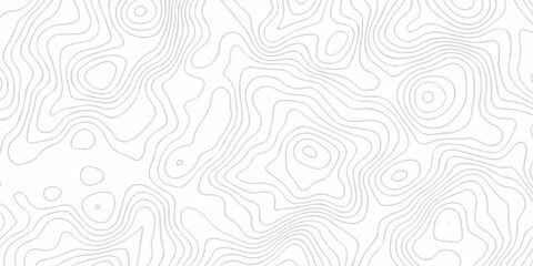 seamless space white and black location wave outline topography map diagram. paper counter map. vector hiking landscape geometric grid topo map texture background. © MDFAIMIDULISLAM