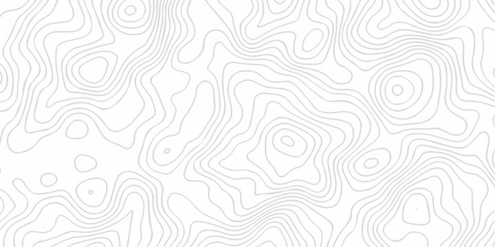 seamless space white and black location wave outline topography map diagram. paper counter map. vector hiking landscape geometric grid topo map texture background.