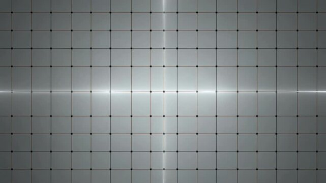Grid Background with Soft Gray Light and Center Glow