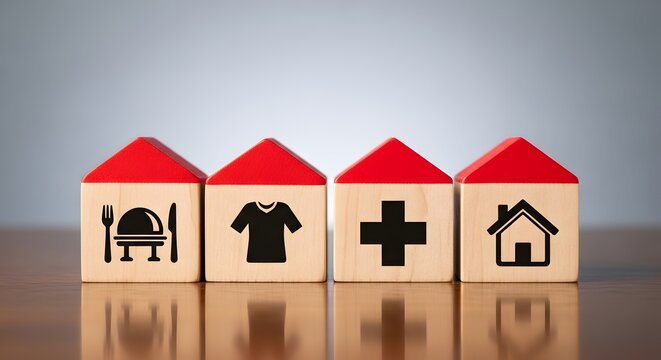 Four Basic Needs Represented by Building Blocks