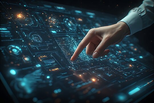 Artificial Intelligence in Document Analysis, the role of artificial intelligence in document analysis with an image portraying machine learning algorithms extracting data from unstructured documents