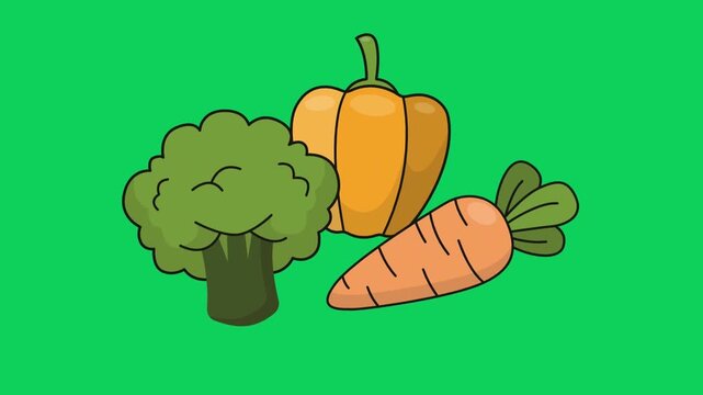 vector illustration of a vegetables