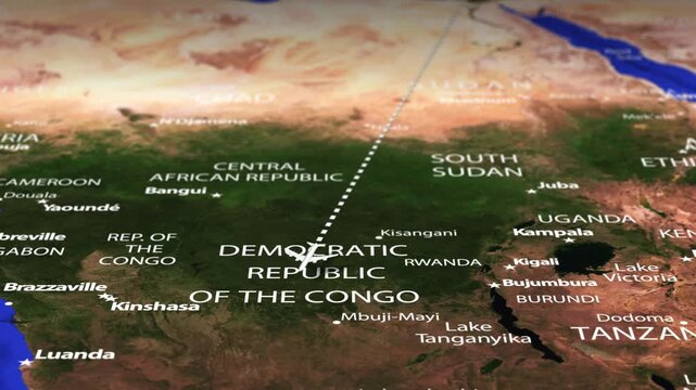 Flight From Ankara TURKEY to Windhoek NAMIBIA with flag pins