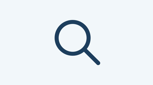 Magnifying glass search tool icon.