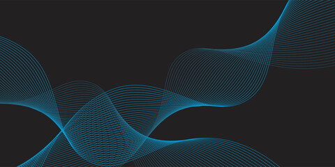 The monochromatic abstract background features soft blue light streaks on a dark gradient field. © ibrahim