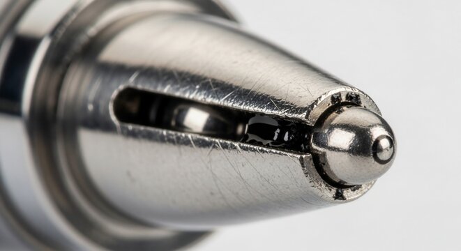 Ballpoint pen tip macro