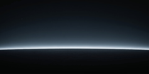 A digital art illustration of a blue planet earth and sun glowing with energy rays and light lines against a dark space wallpaper backdrop © ZINGGALALA HOHO