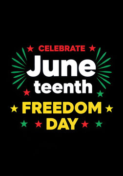 Juneteenth Freedom Day celebration graphic