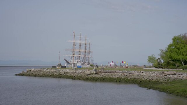 Kaiwo Maru at the dock in Steveston BC
