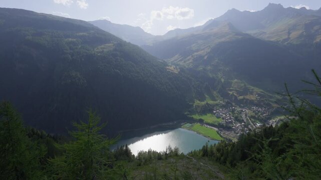 Italian Alps Valle Spluga Italy Lake Isola viewpoint nature landscape