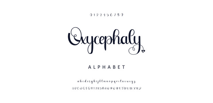 signature Font Calligraphy Logotype Script Brush Font Type Font lettering handwritten. Minimal modern urban fonts for logo, brand etc. Typography typeface uppercase lowercase and number. vector