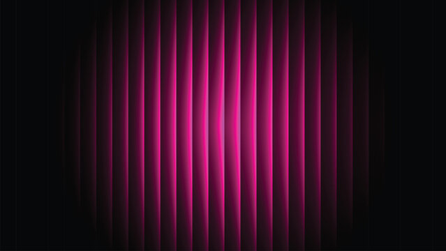 Abstract background with vertical glowing purple stripes and light effects, modern digital wallpaper with neon lines and dark shadows for design