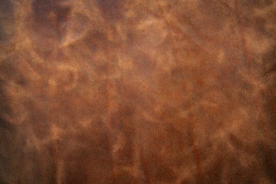 Brown vintage leather texture background with natural distressed pattern