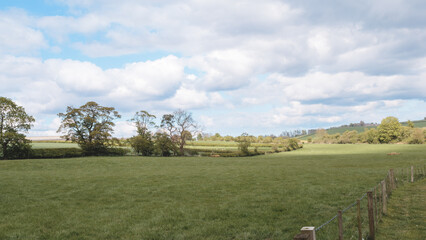 Fototapeta premium Rolling Farmland Horizons near Edlingham, Northumberland, May 2026