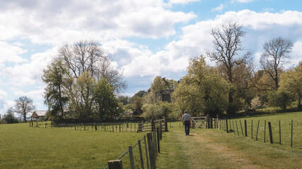 Fototapeta premium Rolling Farmland Horizons near Edlingham, Northumberland, May 2026