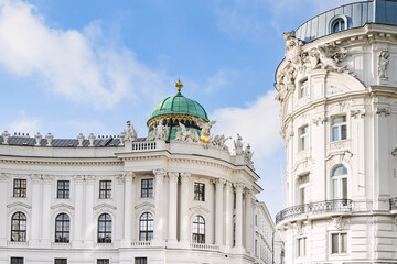 Fototapeta premium View of the buildings in Vienna
