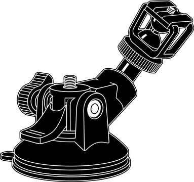 Panhead camera tripod head closeup.