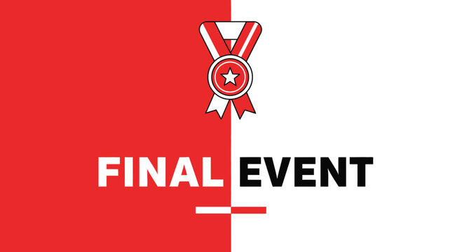 Achievement Emblem Awarding for Winner's Final Occasion With Motivational Ceremony