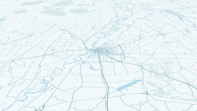 Modern minimalist vector map of Memphis, Tennessee, USA. High-quality scalable illustration of Memphis city grid, Mississippi River, and Mud Island layout for posters and urban design.