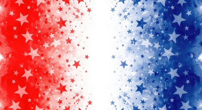 Independence day stars and stripes background patriotic american holiday design
