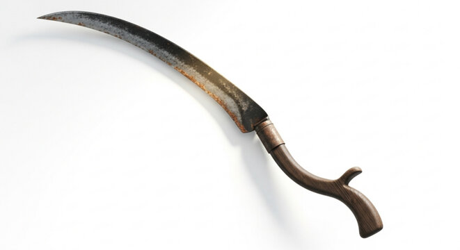 old rusty pipe wrench