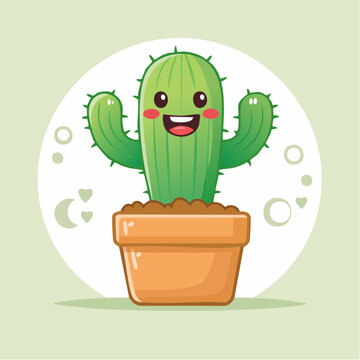 Cartoon Cactus" Images  Browse 3,406 Stock Photos, Vectors, and Video |  Adobe Stock
