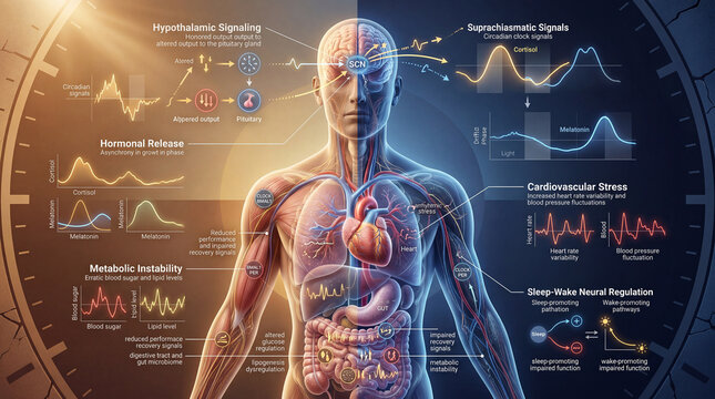 Unraveling the body's internal clock exploring circadian rhythm impacts on hormones metabolism and sleep