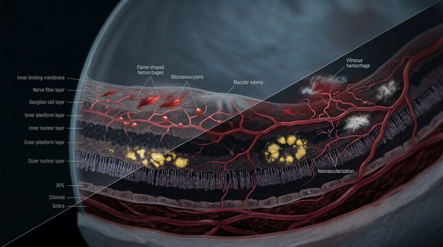 Visualizing the delicate retinal layers, an intricate journey through ocular disease and its advancing manifestations