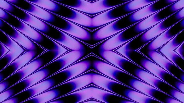 Futuristic Violet Glass VJ Loop with X-Shape Symmetrical Motion Background