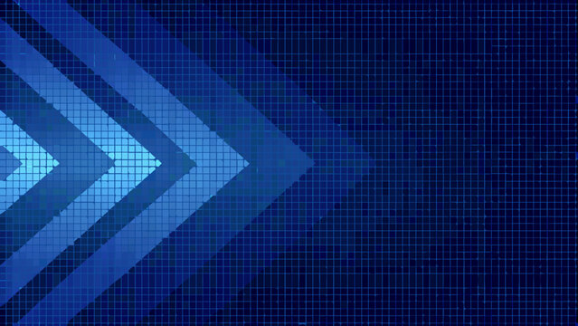 abstract blue arrow background with a grid pattern and varying shades of cyan high quality professional detailed modern