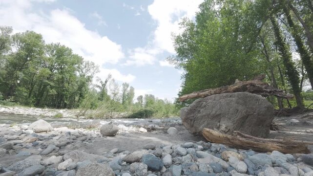 Pebbles on the stream