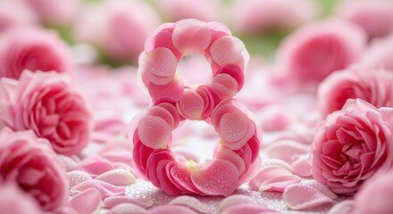 Obraz premium Pink roses in soft natural light