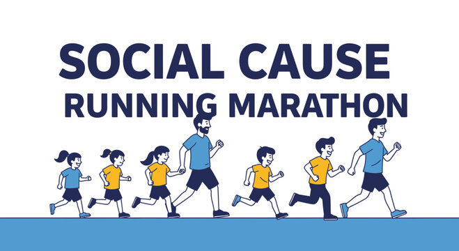 Community Gathering Marathon: Individuals Run For Social Assistance and Goodwill Endeavors