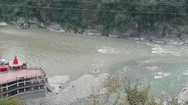 A beautifull View of Sacred Devprayag 