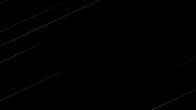 High quality 4K seamless abstract background loop. Features elegant glowing diagonal light streaks and floating glowing bokeh particles. Perfect for luxury branding, awards ceremonies, cinematic 