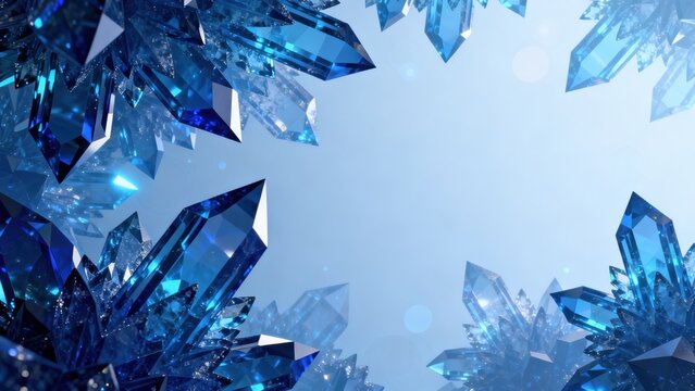 Blue Crystal Structures