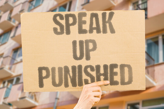 "Speak Up Punished" Individuals face legal consequences for public commentary. INDIVIDUALS. PROFESSIONAL. LEGAL. CONSEQUENCES. COMMENTARY.