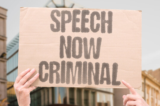 "Speech Now Criminal" Governments classify protected expression as criminal conduct. GOVERNMENTS. CLASSIFY. PROTECTED. CRIMINAL. CONTEXTS.