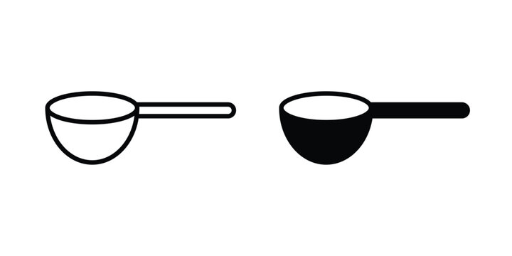 Ladle icon for ui design. Vector Eps10