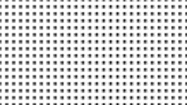 A close-up view of a black Dot screen 