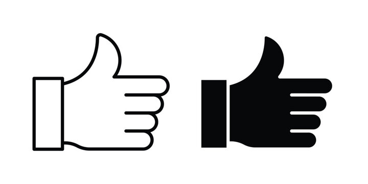 Like button icon for ui design. Vector Eps10