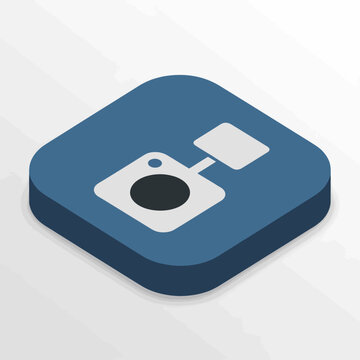 Instagram social media app logo.