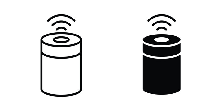 Smart speaker icon for ui design. Vector Eps10